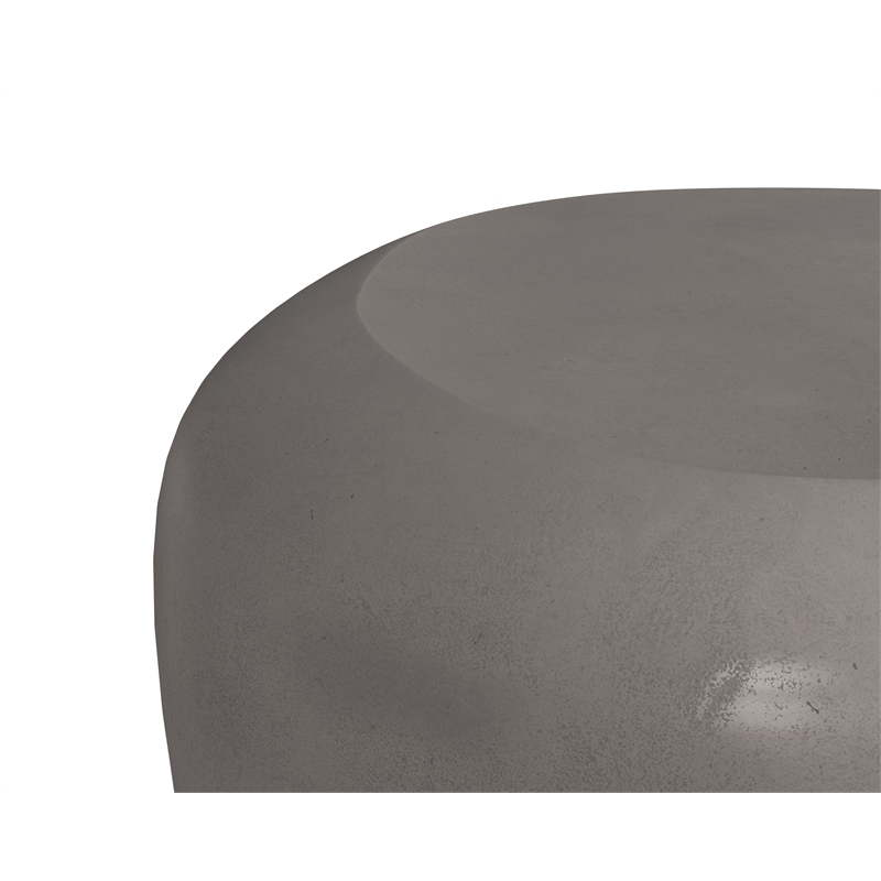 Sunpan Corvo Concrete Side Table - Gray