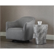 Sunpan Dali Concrete End Table - Large - Marble Look - Gray