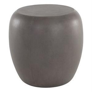 Sunpan Iolite Concrete End Table - Gray
