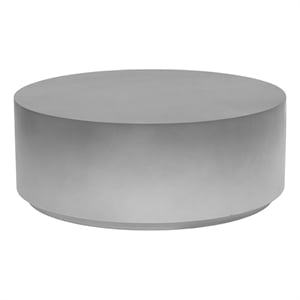 Sunpan Perfetti Concrete Round Coffee Table - Ombre