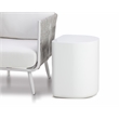 Brant House Dree Concrete End Table - White