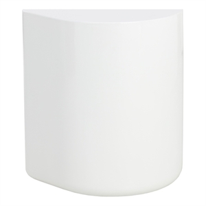 Brant House Dree Concrete End Table - White