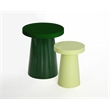 Brant House Porcini Concrete End Table - Large - Green