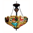 CHLOE Leslie Tiffany-style Victorian 2 Light Inverted Ceiling Pendant 18