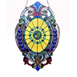 CHLOE Webster Tiffany-glass Victorian Window Panel 15x23