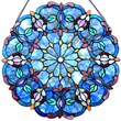 CHLOE Alisa Tiffany-Style Victorian Stained-Glass Window Panel 20