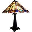 CHLOE Flare Tiffany-style 2 Light Mission Table Lamp 15