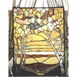 CHLOE Autumn Valley Tiffany-Style Floral Stained Glass Window Panel 25