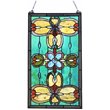 CHLOE Jenice Tiffany-Style Victorian Stained-Glass Window Panel 26