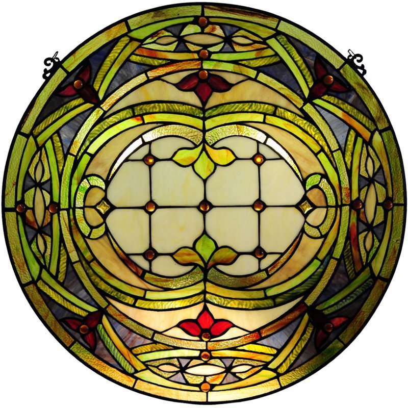 CHLOE Tiffany-glass Float Design Window Panel 24