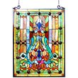 CHLOE Tiffany-glass Victorian Window Panel 18x24
