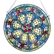CHLOE Tiffany-glass Baroque Window Panel 24
