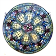 CHLOE Tiffany-glass Baroque Window Panel 24