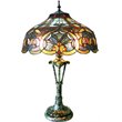 CHLOE Alessandra Tiffany-style 2 Light Victorian Table Lamp 17