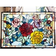 CHLOE Sunsprite Tiffany-Style Floral Stained Glass Window Panel 27