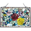 CHLOE Sunsprite Tiffany-Style Floral Stained Glass Window Panel 27