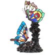 CHLOE Edith 2 Tiffany-style 2 Light Butterfly Table Lamp 10