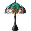 CHLOE Amor Tiffany-style 2 Light Victorian Table Lamp 16