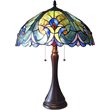 CHLOE Amor Tiffany-style 2 Light Victorian Table Lamp 16