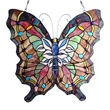 CHLOE Papilio Tiffany-glass Butterfly Window Panel 22x22