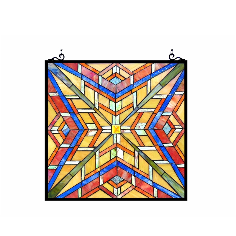 CHLOE Prime Tiffany-glass Window Panel 24