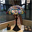 CHLOE Nora Tiffany Style Victorian 2 Light Table lamp 18