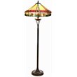 CHLOE Ridley Tiffany-style 2 Light Mission Floor Lamp 18