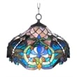 CHLOE Lydia Tiffany-style 2 Light Victorian Ceiling Pendant Fixture 17
