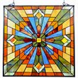 CHLOE Emma Tiffany-glass Window Panel 24