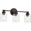 CHLOE Karson Transitional 3 Light Oil Rubbed Bronze Bath Vanity Fixture 23
