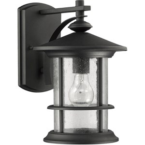 CHLOE Ashley Superiora Transitional 1 Light Textured Black Outdoor Wall Sconce