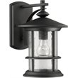 CHLOE Ashley Superiora Transitional 1 Light Textured Black Outdoor Wall Sconce