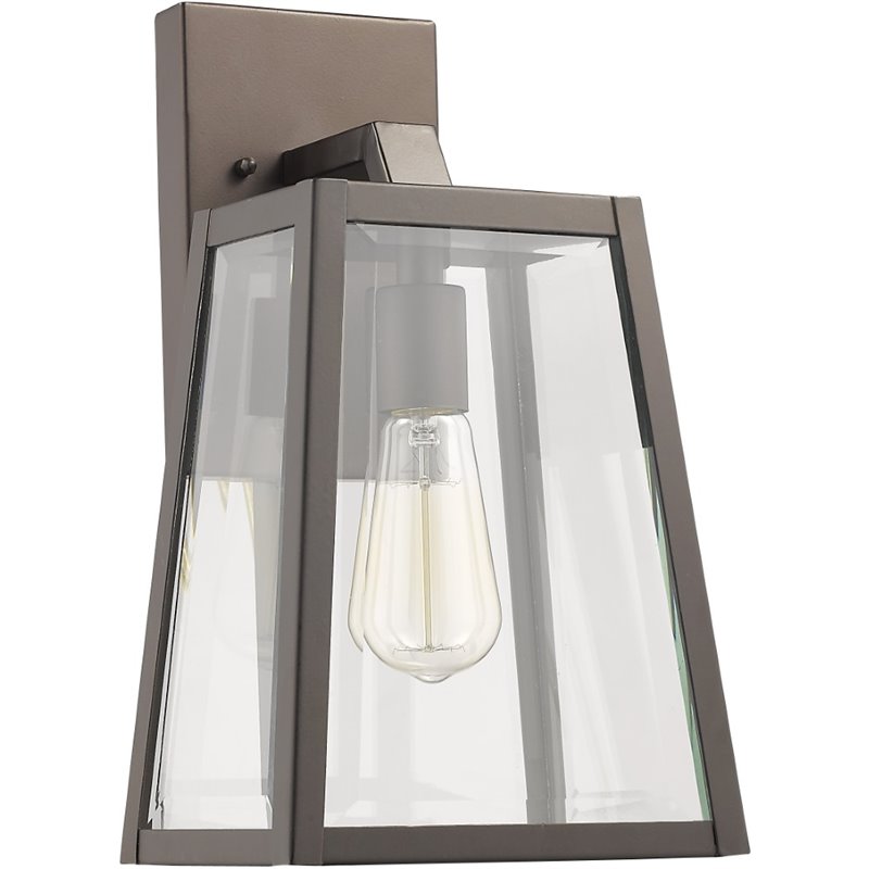 CHLOE LeoDegrance 1 Light Rubbed Bronze Outdoor Wall Sconce 14