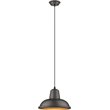 CHLOE Ironclad Industrial 1 Light Rubbed Bronze Ceiling Mini Pendant 10
