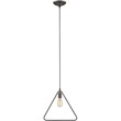 CHLOE Ironclad Industrial 1 Light Rubbed Bronze Ceiling Mini Pendant 15