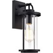 CHLOE Landry Transitional 1 Light Textured Black Outdoor Wall Sconce 13