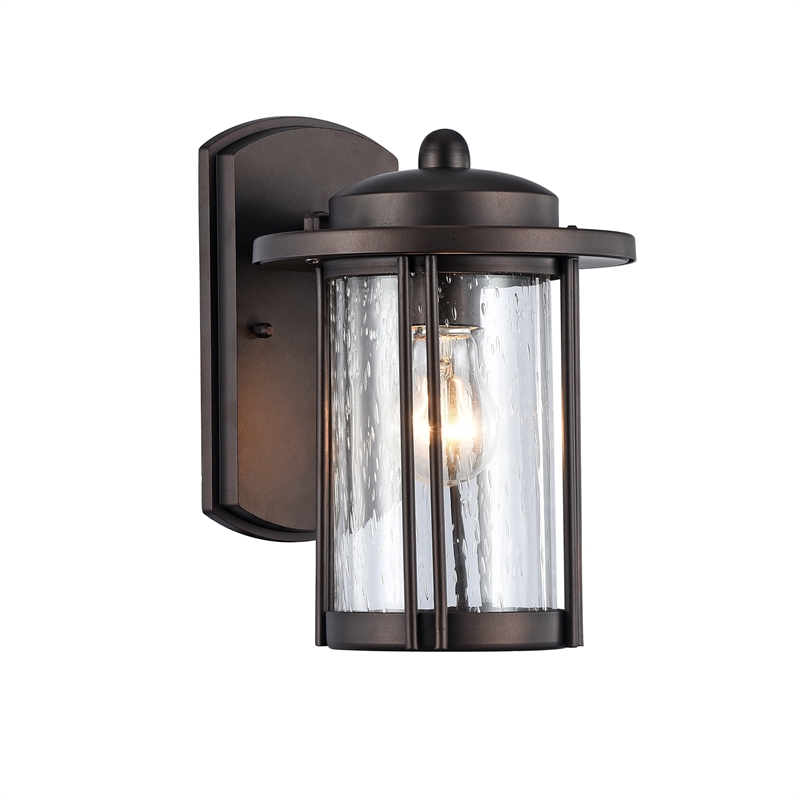 CHLOE Dolan Transitional 1 Light Rubbed Bronze Outdoor Wall Sconce 11