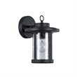 CHLOE Vaxcel Transitional 1 Light Black Outdoor Wall Sconce 10