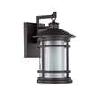 CHLOE Adesso Transitional 1 Light Rubbed Bronze Outdoor Wall Sconce 14