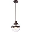 CHLOE Roan 1 Light Oil Rubbed Bronze Mini Pendant Ceiling Fixture 9