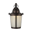 CHLOE Abbington Transitional LED Rubbed Bronze Outdoor Wall Sconce 13