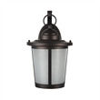 CHLOE Abbington Transitional LED Rubbed Bronze Outdoor Wall Sconce 13