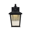 CHLOE Kirton Transitional LED Textured Black Outdoor Wall Sconce 12