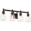 CHLOE Hudson Transitional 4 Light Oil Rubbed Bronze Bath Vanity Fixture 29