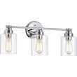 CHLOE Karson Transitional 3 Light Chrome Bath Vanity Fixture 23