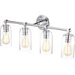 CHLOE Joyce Contemporary 4 Light Chrome Bath Vanity Fixture 28