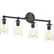 CHLOE Joyce Contemporary 4 Light Rubbed Bronze Bath Vanity Fixture 28