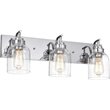 CHLOE Thierry Transitional 3 Light Chrome Bath Vanity Fixture 24