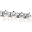 CHLOE Thierry Transitional 4 Light Chrome Bath Vanity Fixture 30 
