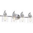 CHLOE Adair Transitional 4 Light Chrome Bath Vanity Fixture 30